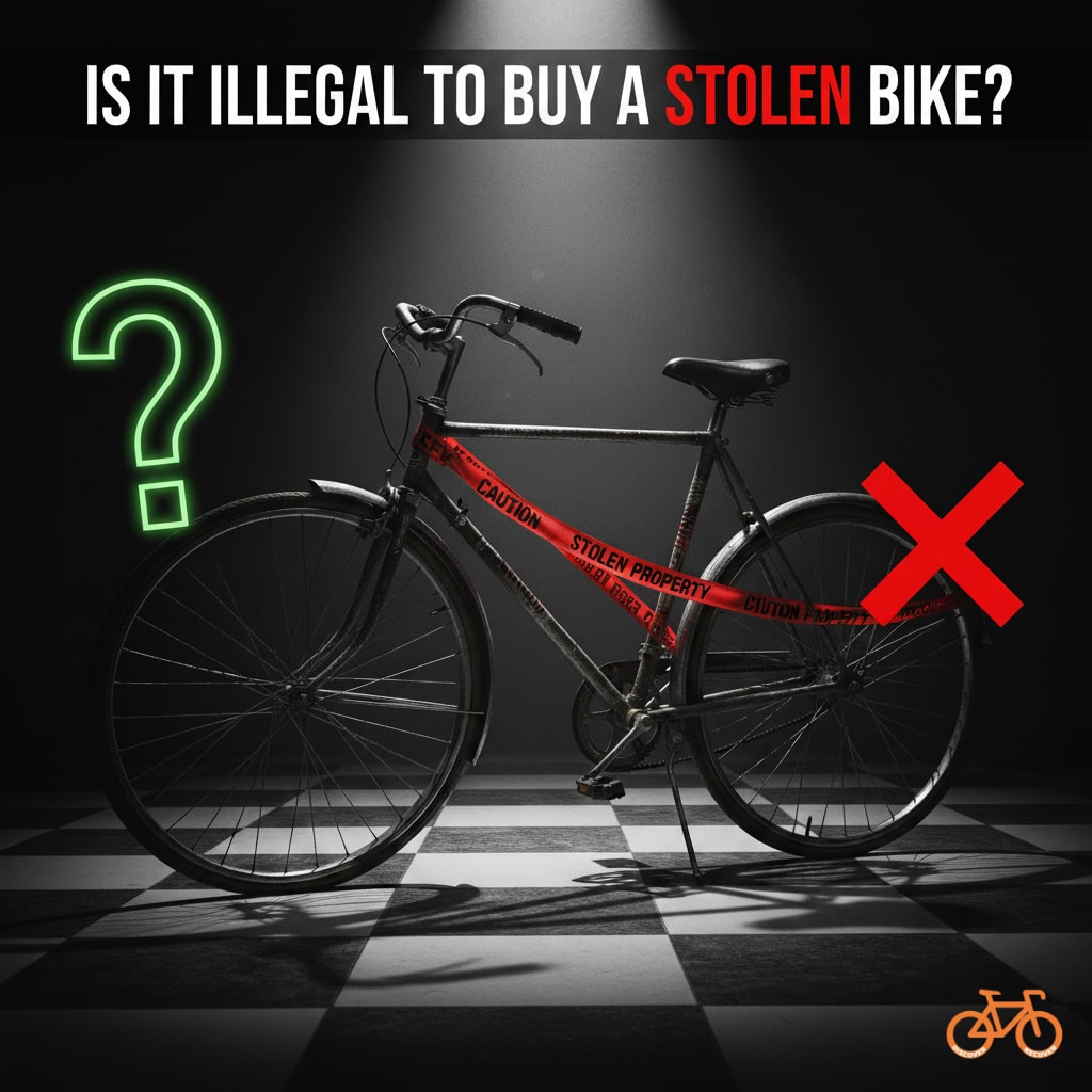 ¿Es ilegal comprar una bicicleta robada?